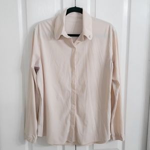 LULULEMON Button Up Collared Shirt - Size 8